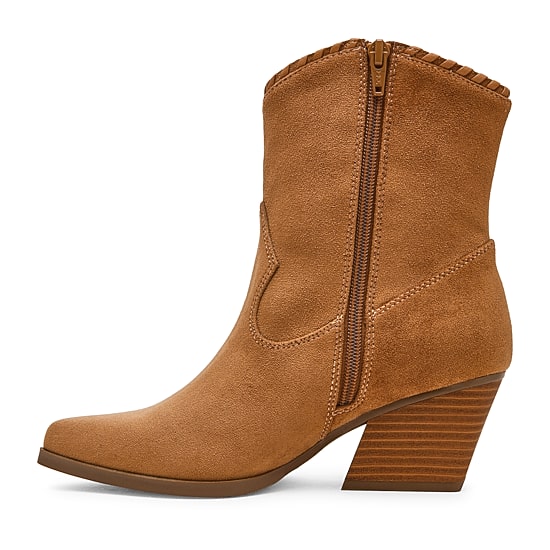 DV8 Womens Kimi Stacked Heel Cowboy Boots