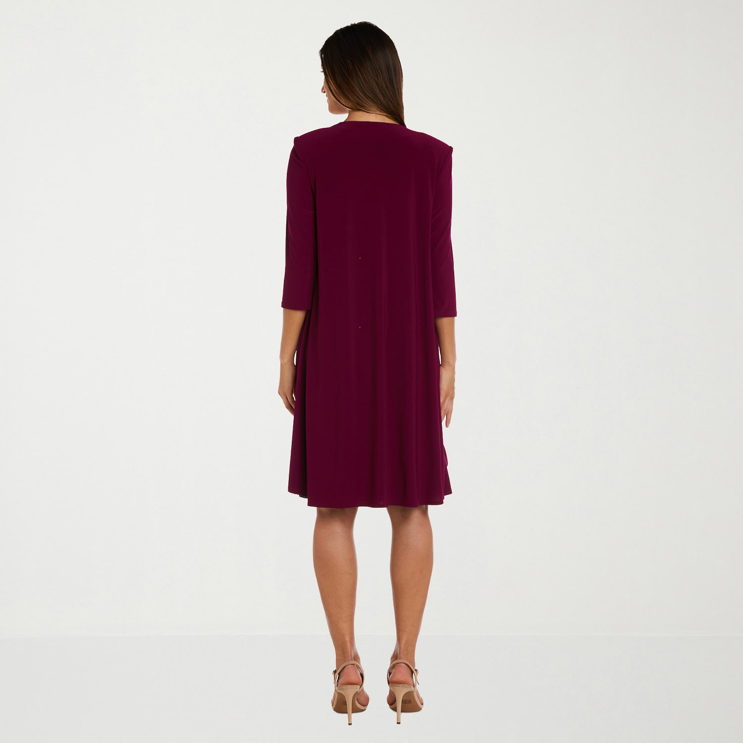 R & M Richards Womens Medallion Jacket Dress