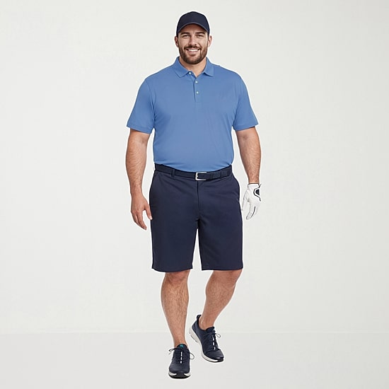 IZOD Performance Mesh Big and Tall Mens Regular Fit Short Sleeve Polo Shirt
