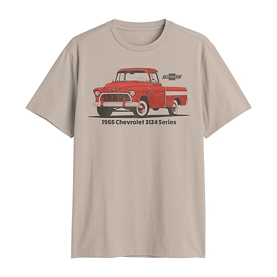 Chevrolet Mens Crew Neck Short Sleeve Classic Fit Big and Tall Graphic T-Shirt