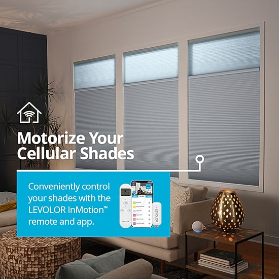 LEVOLOR Classic Custom Cordless Light-Filtering Cellular Shade