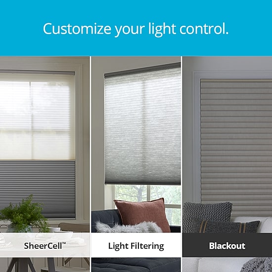 LEVOLOR Classic Custom Cordless Light-Filtering Cellular Shade