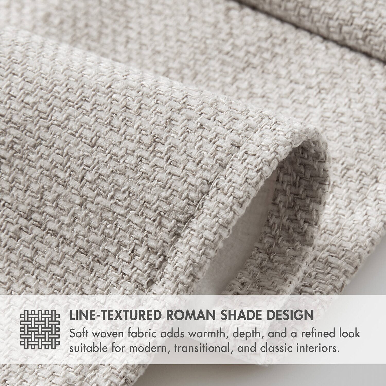 Madison Park Room Darkening Cordless Roman Shade