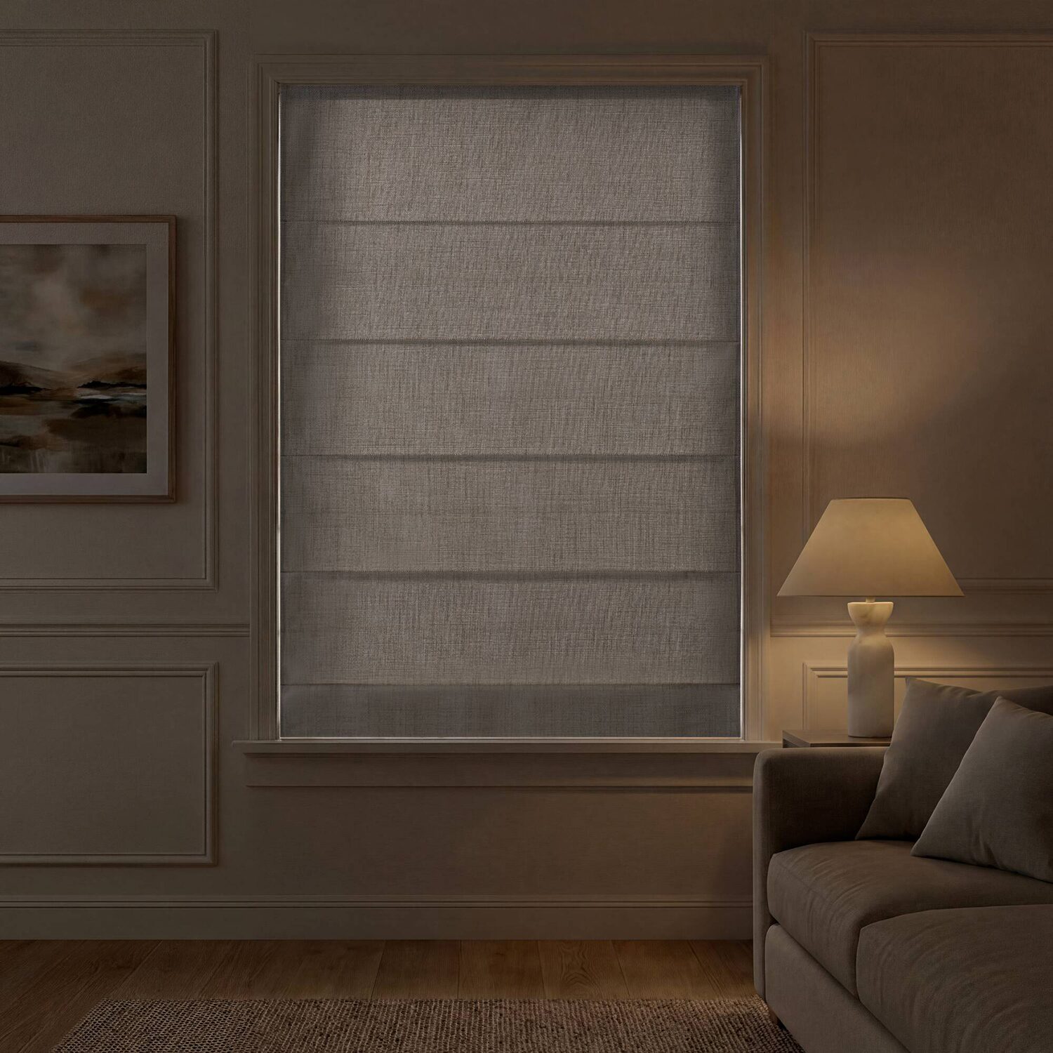Madison Park Room Darkening Cordless Roman Shade