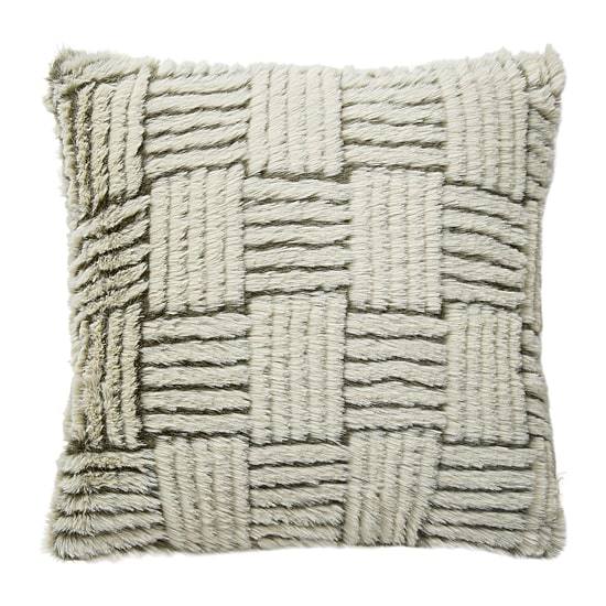 Indigo Road by Egypt Sherrod Sandova Faux Fur Square Throw Pillow
