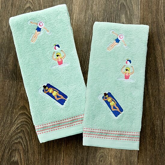 Saturday Knight Pool Party 2-pc. Hand Towel