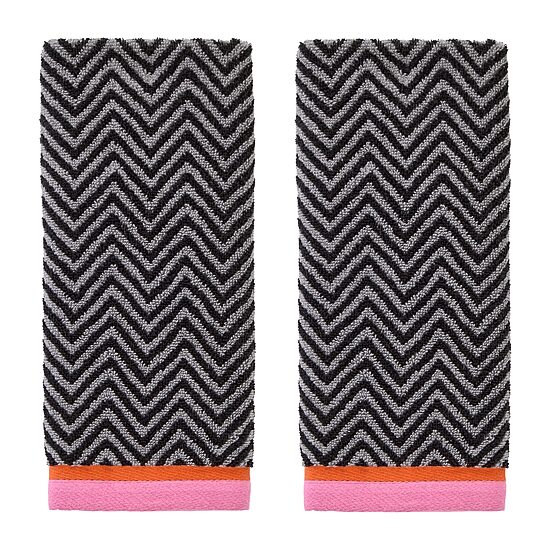 Saturday Knight Herringbone 2-pc. Hand Towel