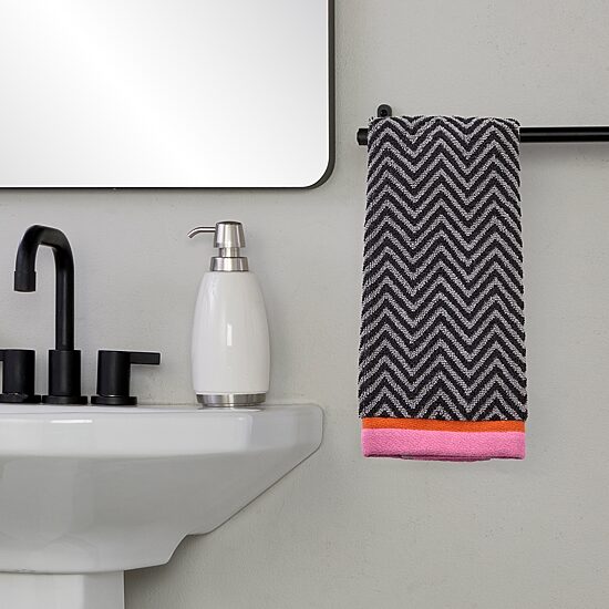 Saturday Knight Herringbone 2-pc. Hand Towel
