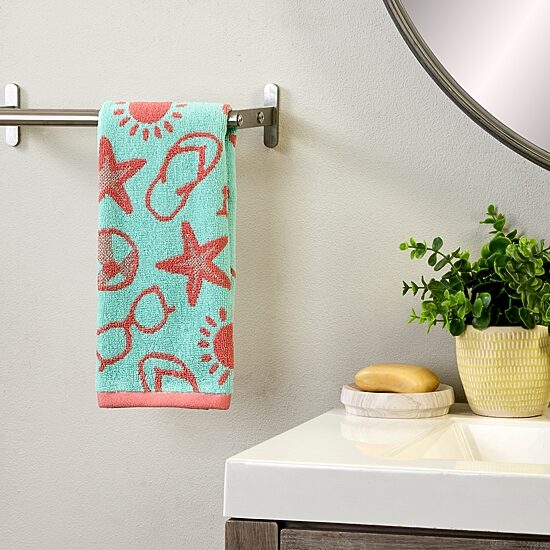 Saturday Knight Flip Flop Pop 2-pc. Hand Towel
