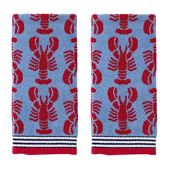 Saturday Knight Lobster 2-pc. Hand Towel