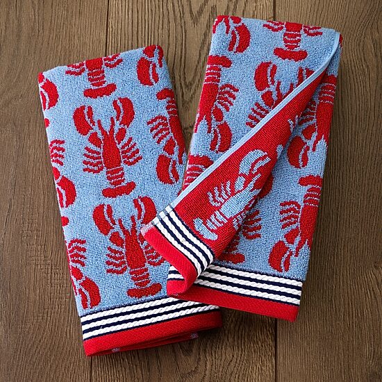 Saturday Knight Lobster 2-pc. Hand Towel
