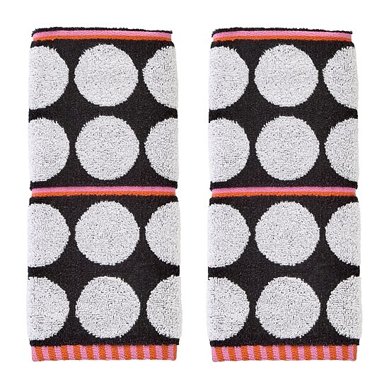 Saturday Knight Polka Dot Grande 2-pc. Hand Towel