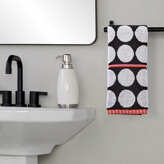 Saturday Knight Polka Dot Grande 2-pc. Hand Towel