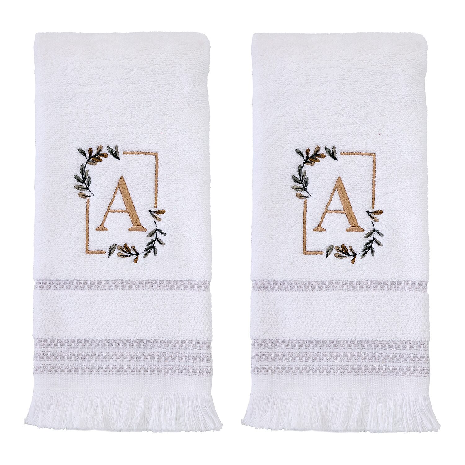 Saturday Knight Everyday Monogram 2-pc. Hand Towel