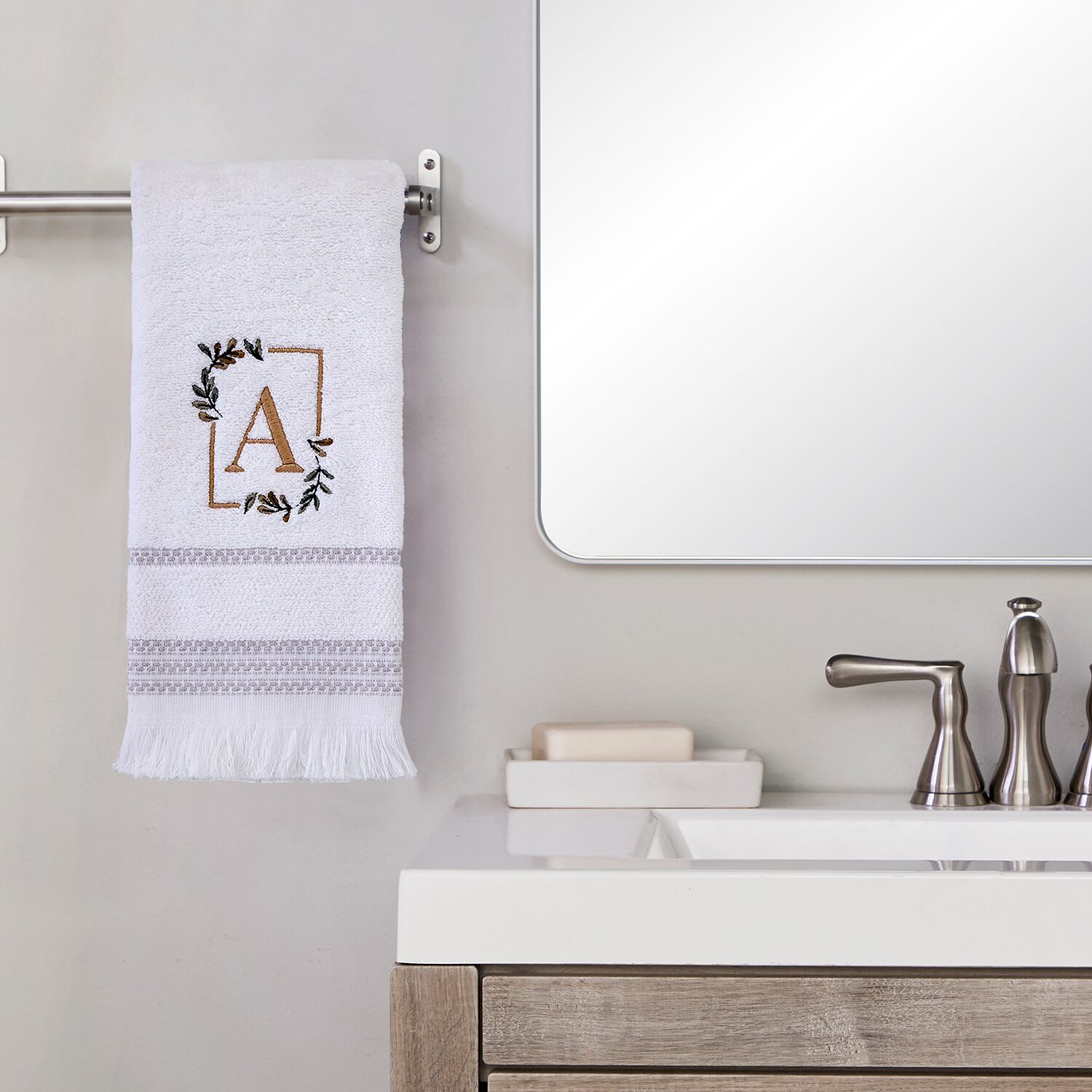 Saturday Knight Everyday Monogram 2-pc. Hand Towel