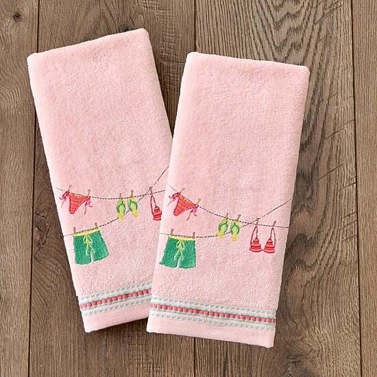 Saturday Knight Clothesline 2-pc. Hand Towel