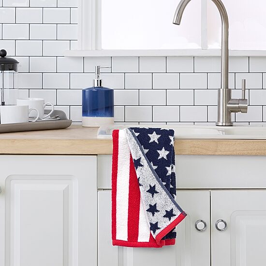 Saturday Knight American Flag 2-pc. Hand Towel