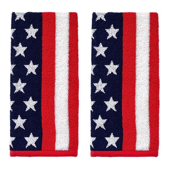 Saturday Knight American Flag 2-pc. Hand Towel