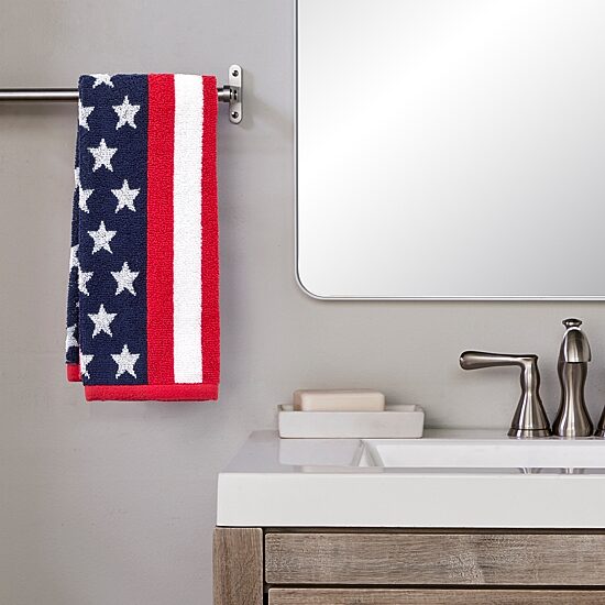 Saturday Knight American Flag 2-pc. Hand Towel