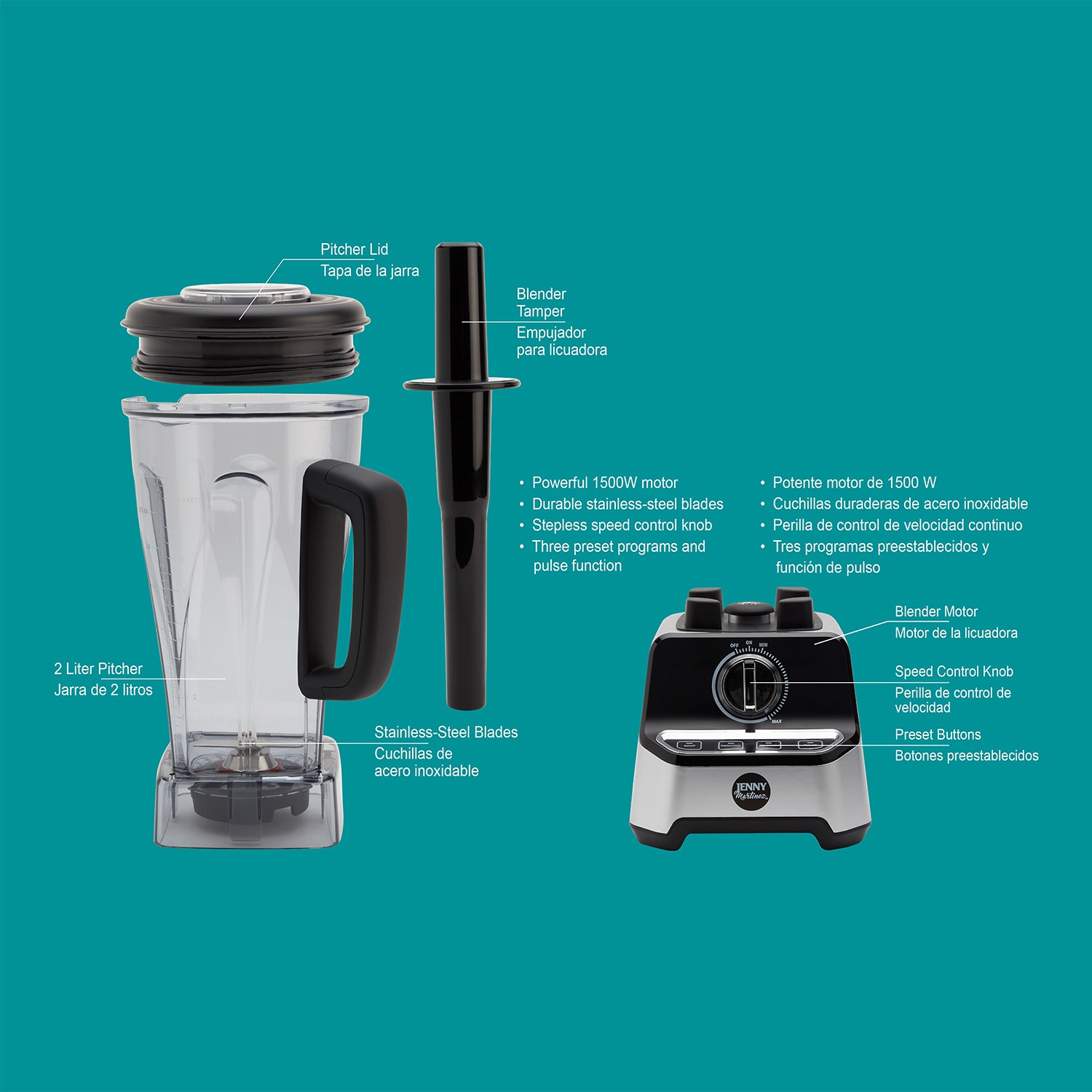 Jenny Martinez 5-Speed Blender