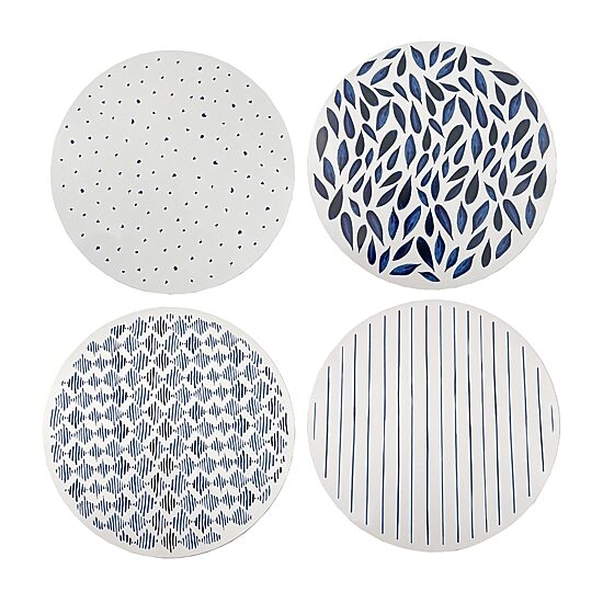 Lenox Blue Bay Round Cork 4-pc. Placemat