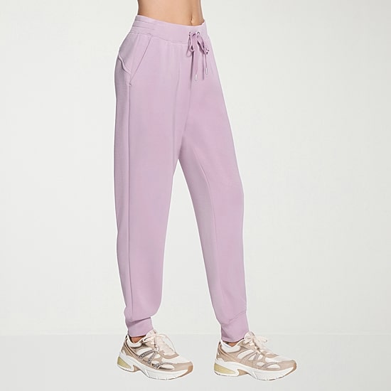 Skechers Womens Stretch Fabric Cuffed Regular Fit Knit Active Jogger Pant