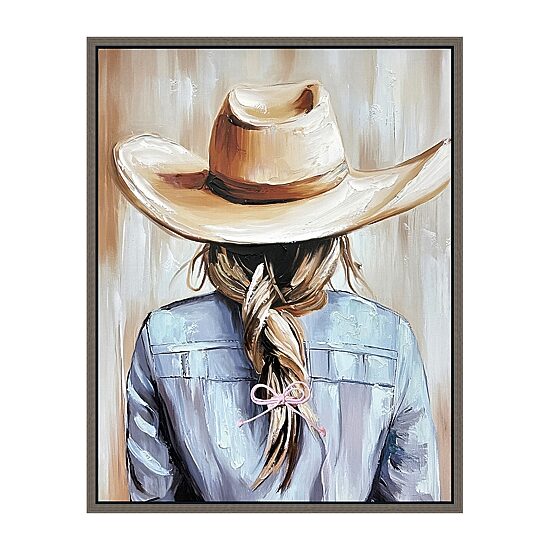 Streamline Art Western Reverie Hand Embellished Canvas Art