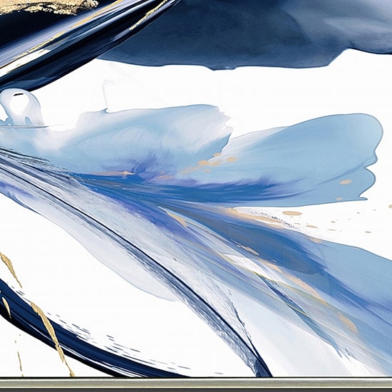 Streamline Art Iris Hand Embellished Canvas Art