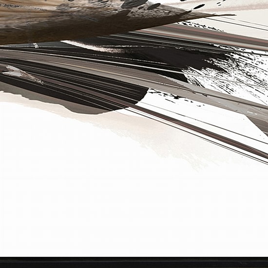 Streamline Art Melting Light Hand Embellished Canvas Art