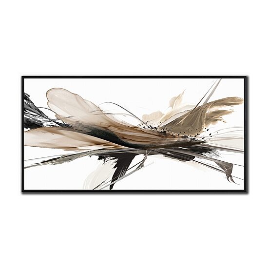 Streamline Art Melting Light Hand Embellished Canvas Art