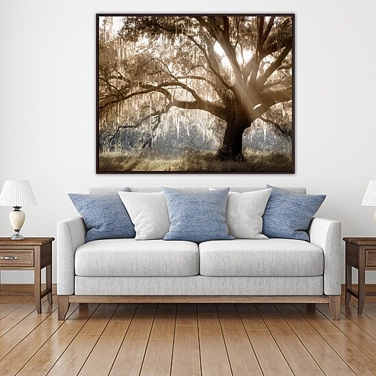 Streamline Art Virginia Oak Printed Framed Canvas Art