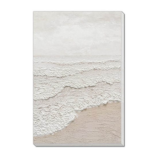 Streamline Art Textured Sands Textured Oil Painting Canvas Art