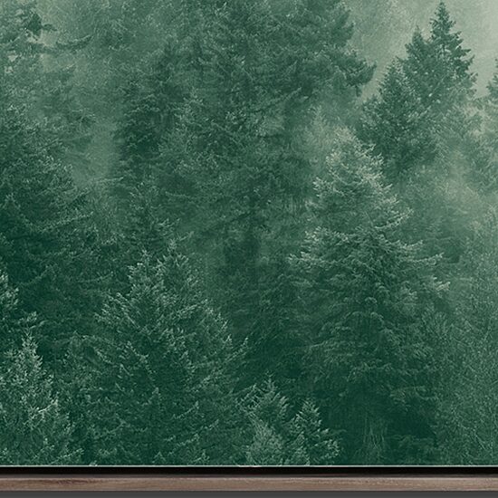 Streamline Art Emerald Forest Hand Embellished Canvas Art