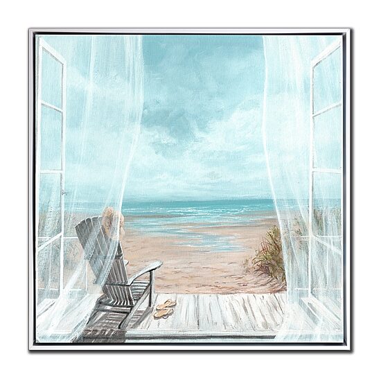 Streamline Art Summer Breeze Hand Embellished Canvas Art