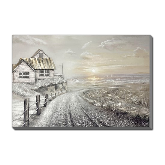 Streamline Art Road To Sunrise 3d Oil Painting Canvas Art
