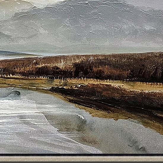 Streamline Art Serene Passage Hand Embellished Canvas Art