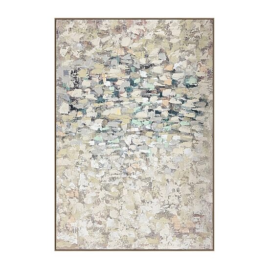 Streamline Art Patina Dreams Hand Embellished Canvas Art