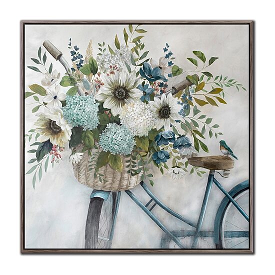 Streamline Art Beautiful Ride Hand Embellished Canvas Art