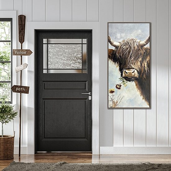 Streamline Art Highland Spirit Hand Embellished Canvas Art