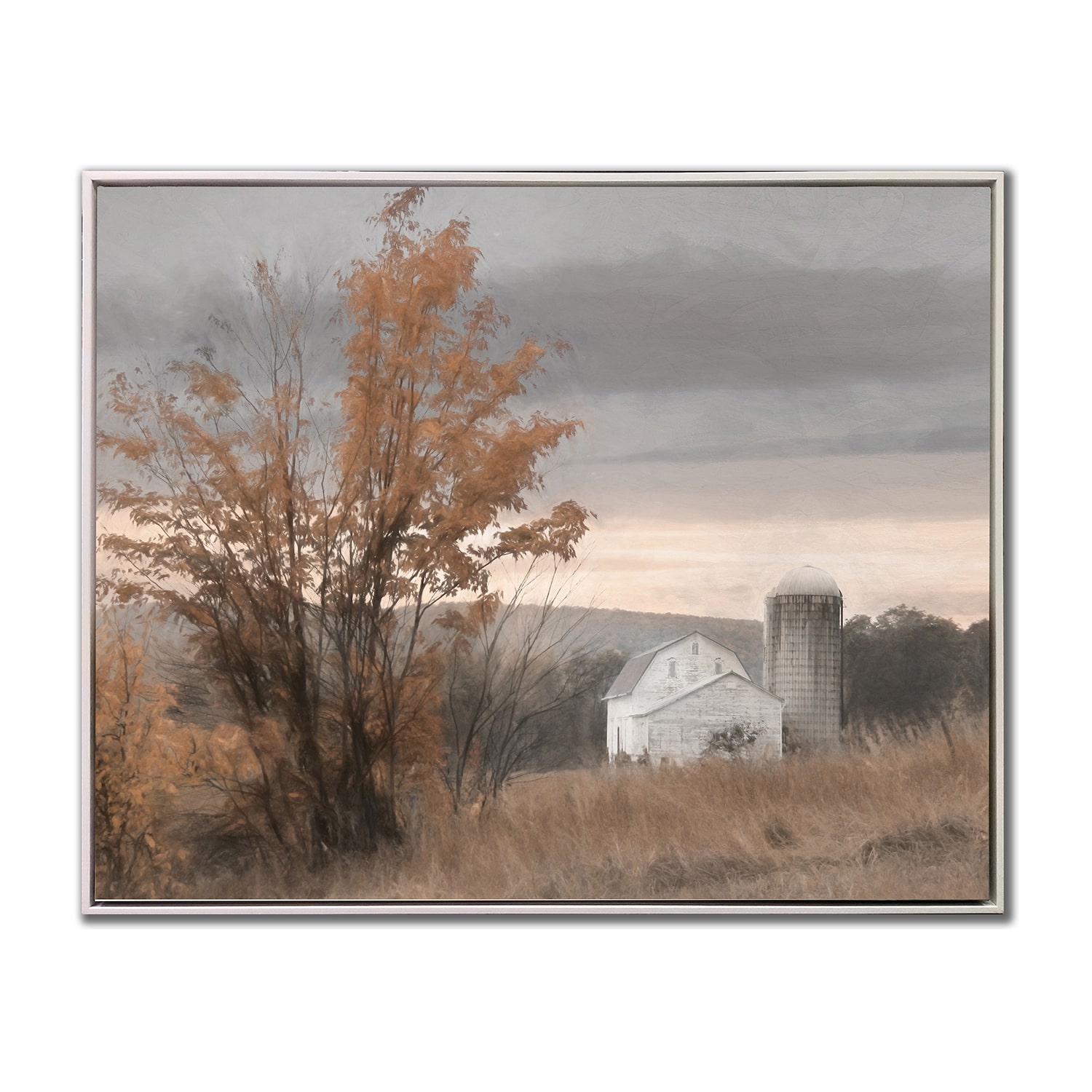 Streamline Art Watkins Glen Farm Hand Embellished Canvas Art