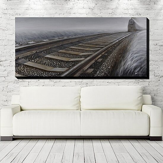 Streamline Art Around The Bend 3d Oil Painting Canvas Art