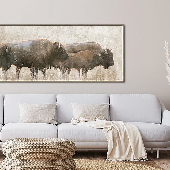 Streamline Art Roaming Spirits Textured Oil Painting Canvas Art