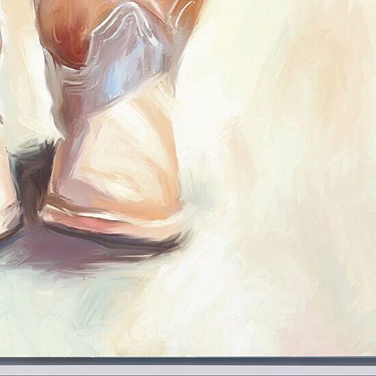 Streamline Art It'S All About The Boots Hand Embellished Canvas Art