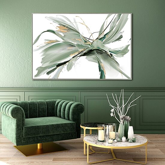 Streamline Art Agave Dance Hand Embellished Canvas Art
