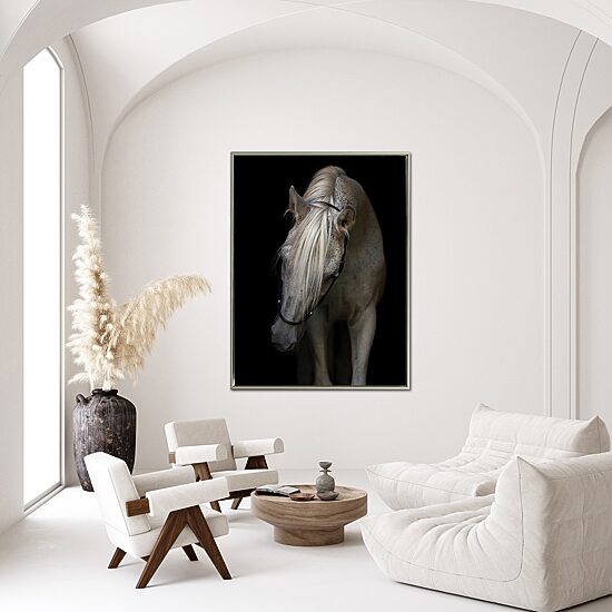 Streamline Art Mystical Horse Printed Framed Canvas Art