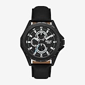 Relic By Fossil Mens Black Strap Watch Zr12227 - JCPenney