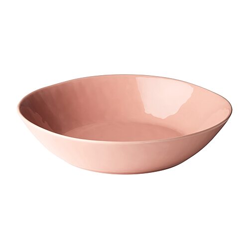 Certified International Linen Cream Stoneware Pasta Bowl In Pink