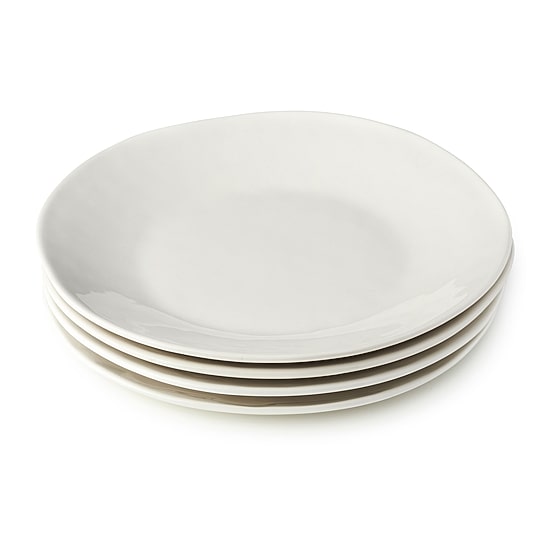 Certified International Linen Cream 4-pc. Stoneware Dinner Plate