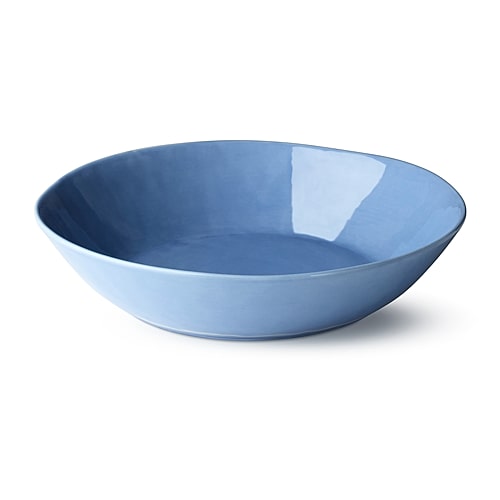 Certified International Linen Cream Stoneware Pasta Bowl In Blue