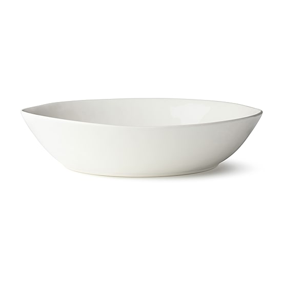 Certified International Linen Cream Stoneware Pasta Bowl